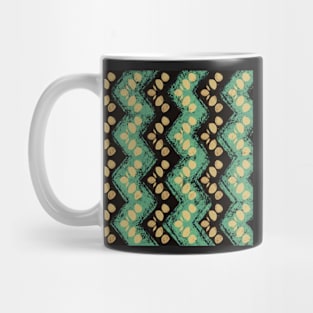 Zig Zag Rustic Petals Mug